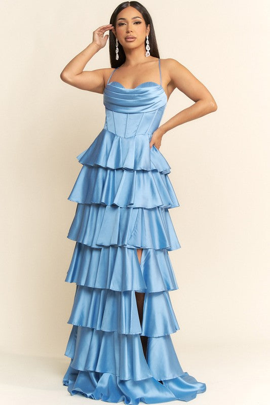 Ruffle Light Blue