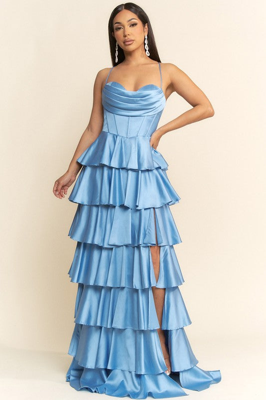 Ruffle Light Blue